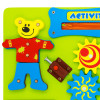 Бизиборд Activity Busyboard, зеленый фон